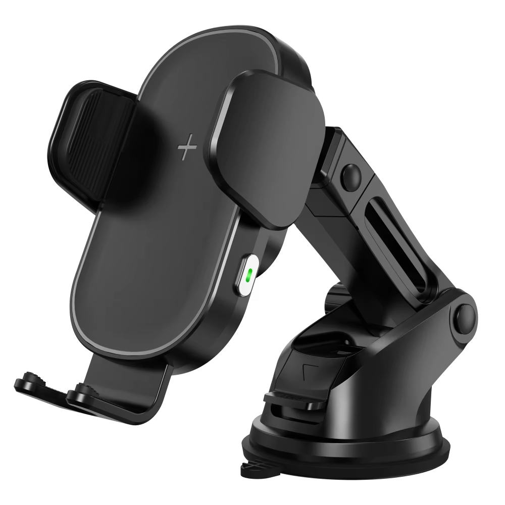 Wireless Car Charger, JOYYTECH 15W Fast Charging Auto-Clamping Dashboard Air Vent Car Charger Phone Mount Phone Holder (Model：CC90)