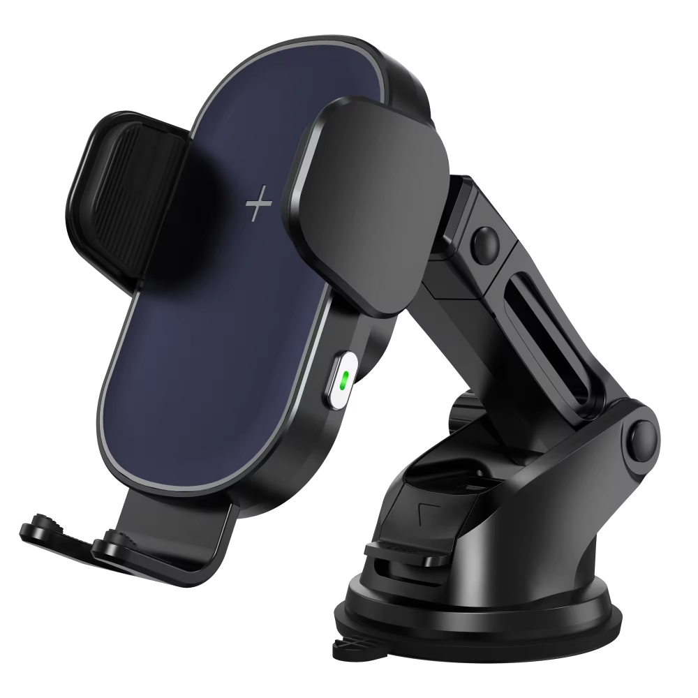 Wireless Car Charger, JOYYTECH 15W Fast Charging Auto-Clamping Dashboard Air Vent Car Charger Phone Mount Phone Holder (Model：CC90)